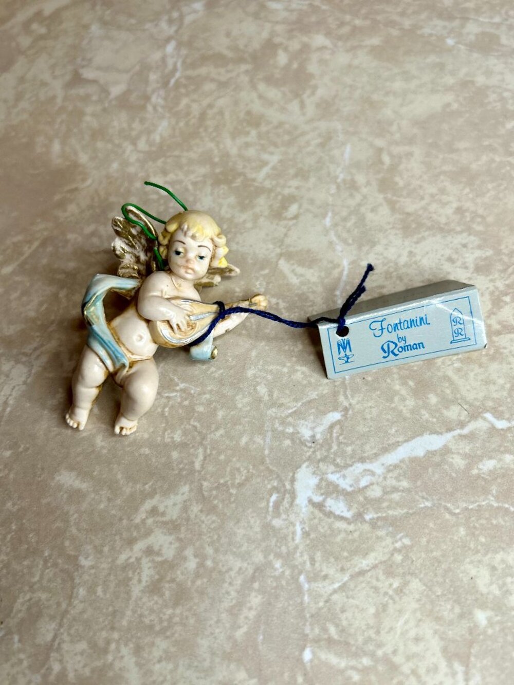 Fontanini by Roman Mini Angel with Piccolo Ornament